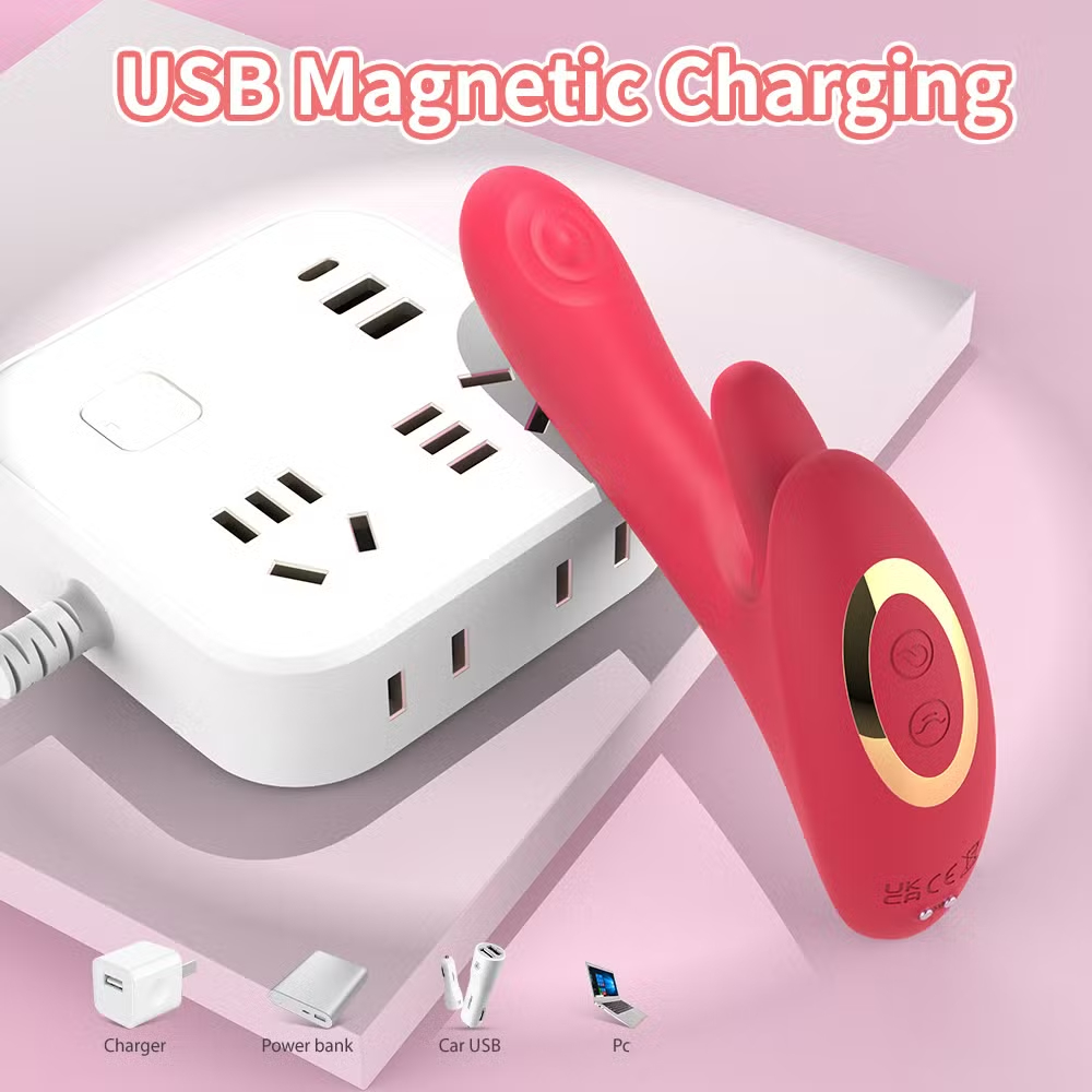 3 in 1 G-Spot Dildo Vibrator with Tongue Licking Female Adult Sex Toy - Image 5