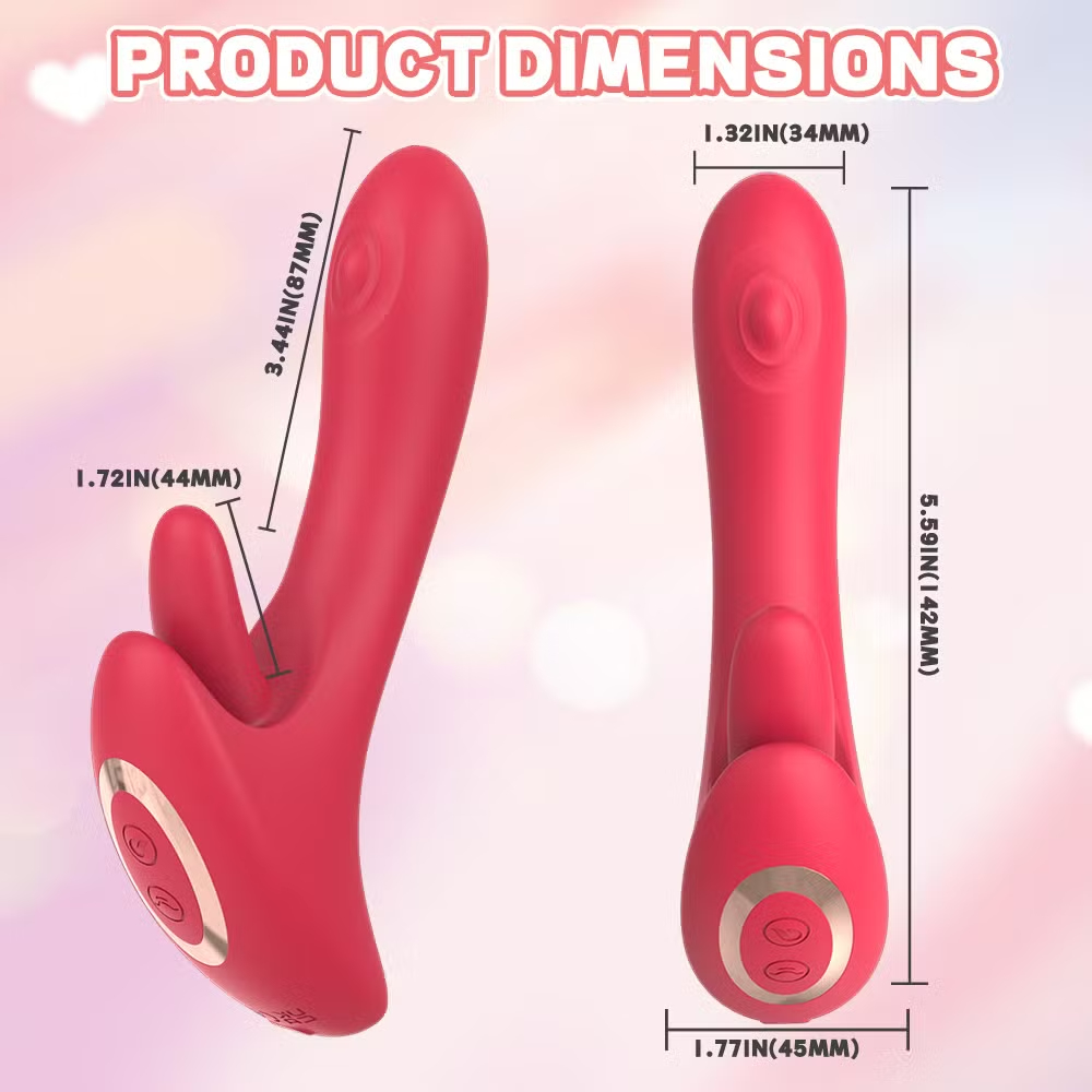 3 in 1 G-Spot Dildo Vibrator with Tongue Licking Female Adult Sex Toy - Image 6