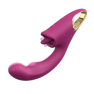 Flap Tongue Licking Vibrator G-Spot Clitoral Stimulation for Women