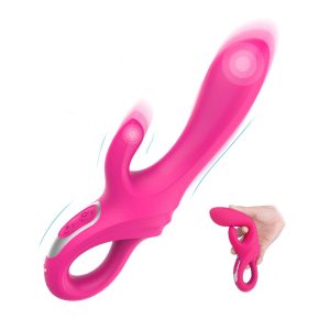 Rabbit Vibrator Waterproof Silicone Clitoral G-Spot Stimulator