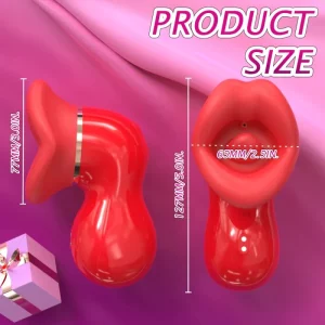 Tongue Licking Vibrator with Suction  Clitoral Sex Toy for Women