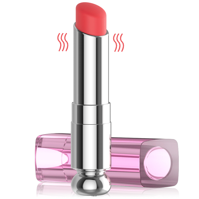 Lipstick Shape Vibrator Portable Multi Mode Pleasure Toy