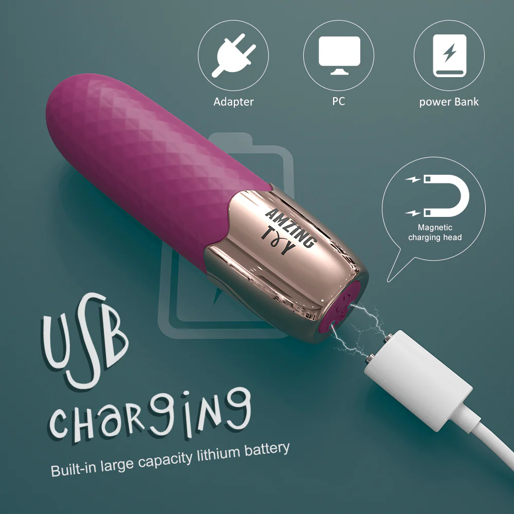 Lipstick Bullet Vibrator 10 Modes Clitoral Stimulator for Women - Image 5