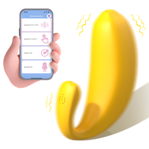 Mini Banana Vibrator G-Spot & Clitoral Stimulator Dildo with Control