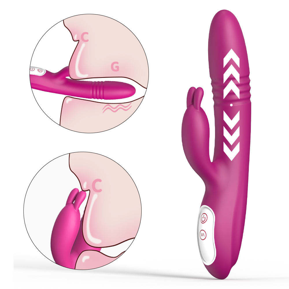 Powerful Thrusting Rabbit Vibrator Clitoral Vaginal Stimulator - Image 5