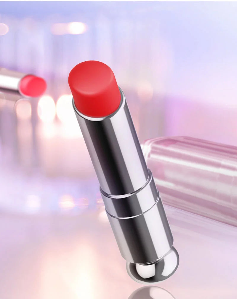 Lipstick Shape Vibrator Portable Multi Mode Pleasure Toy - Image 2