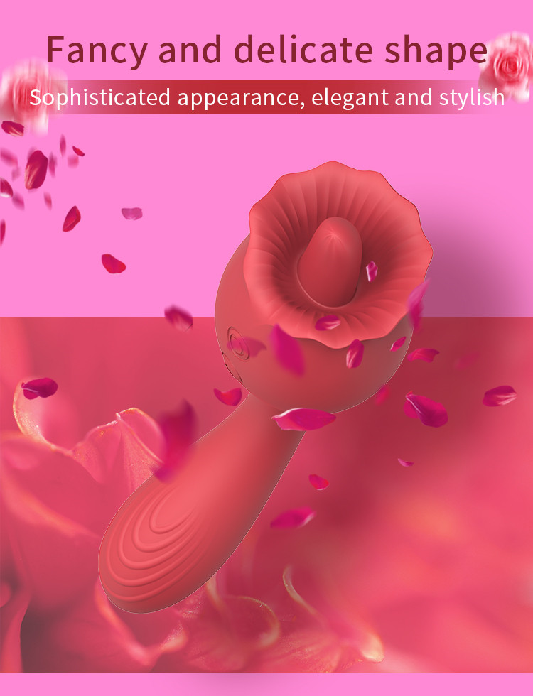 Waterproof rose vibrator suitable for shower use