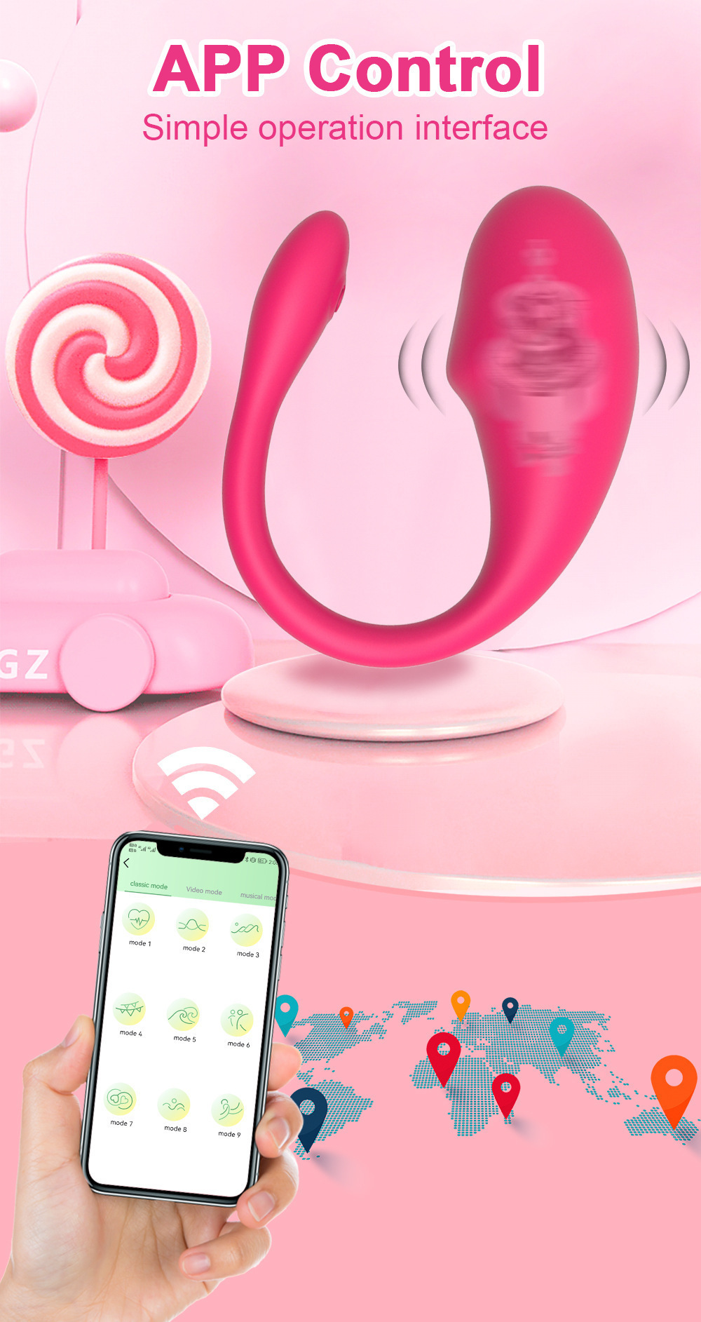 Wearable App Controlled Outdoor Vibrator Remote Couples Play - Image 7