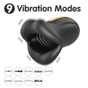 Rechargeable Oral Training Toy with 9 Vibration Modes