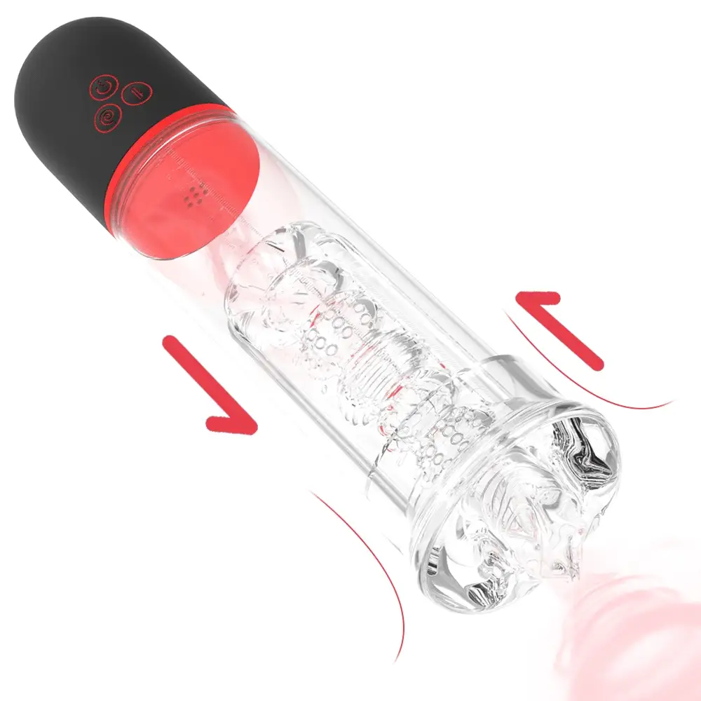 Penis Pump Automatic Masturbator with 9 Suction Modest for Men
