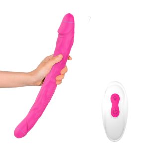 Double Ended Dildos Vibrator for Les 9 Speed Penetration Play