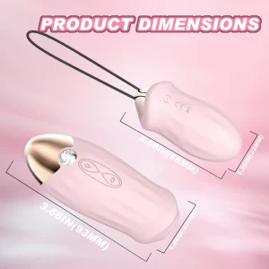 Suction and Vibration Dual Action Clitoral and Nipple Egg Vibrator
