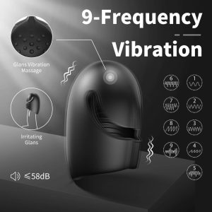 Powerful Glans Training Vibrator Penis Massager for Men