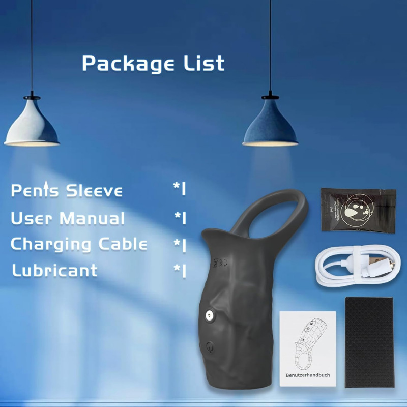 Penis Training Vibrating Ring Delay Support Shared Couple Toy - Image 4