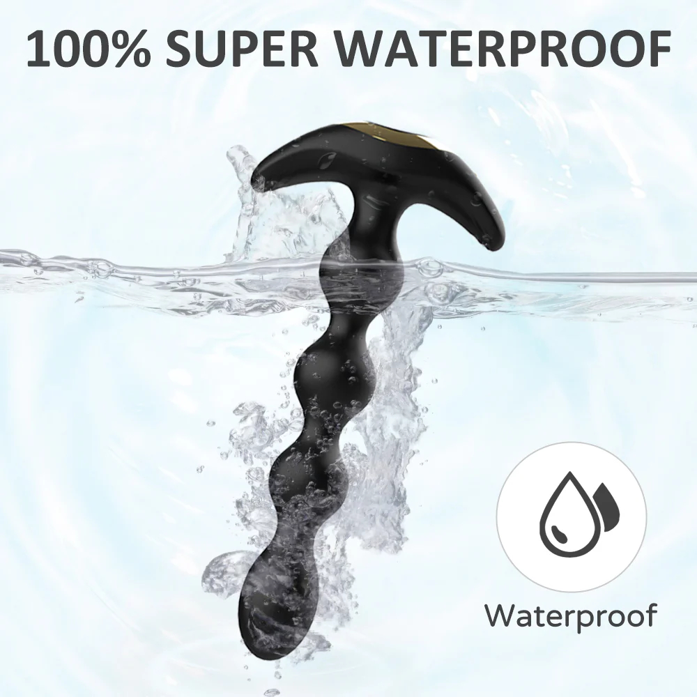 Remote Control Bendable Anal Beads Vibrator Male Sex Toy - Image 6