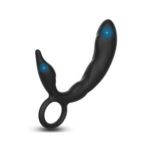 Silicone waterproof non-electric prostate massager
