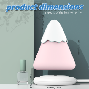 Cute Mini Mountain-Shape Clitoral Suction Waterproof Vibrator