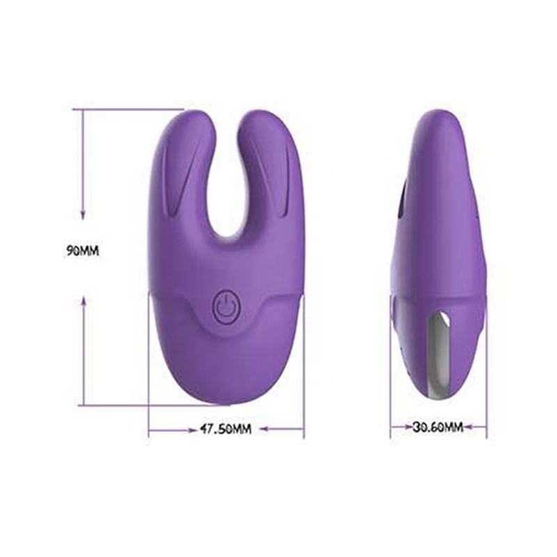 Nipple Clamps Vibrator Magnetic USB Charging Couple Toy - Image 6